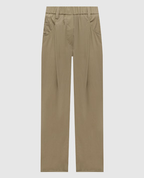 Brunello Cucinelli Khaki Track Pants M0H93P8907