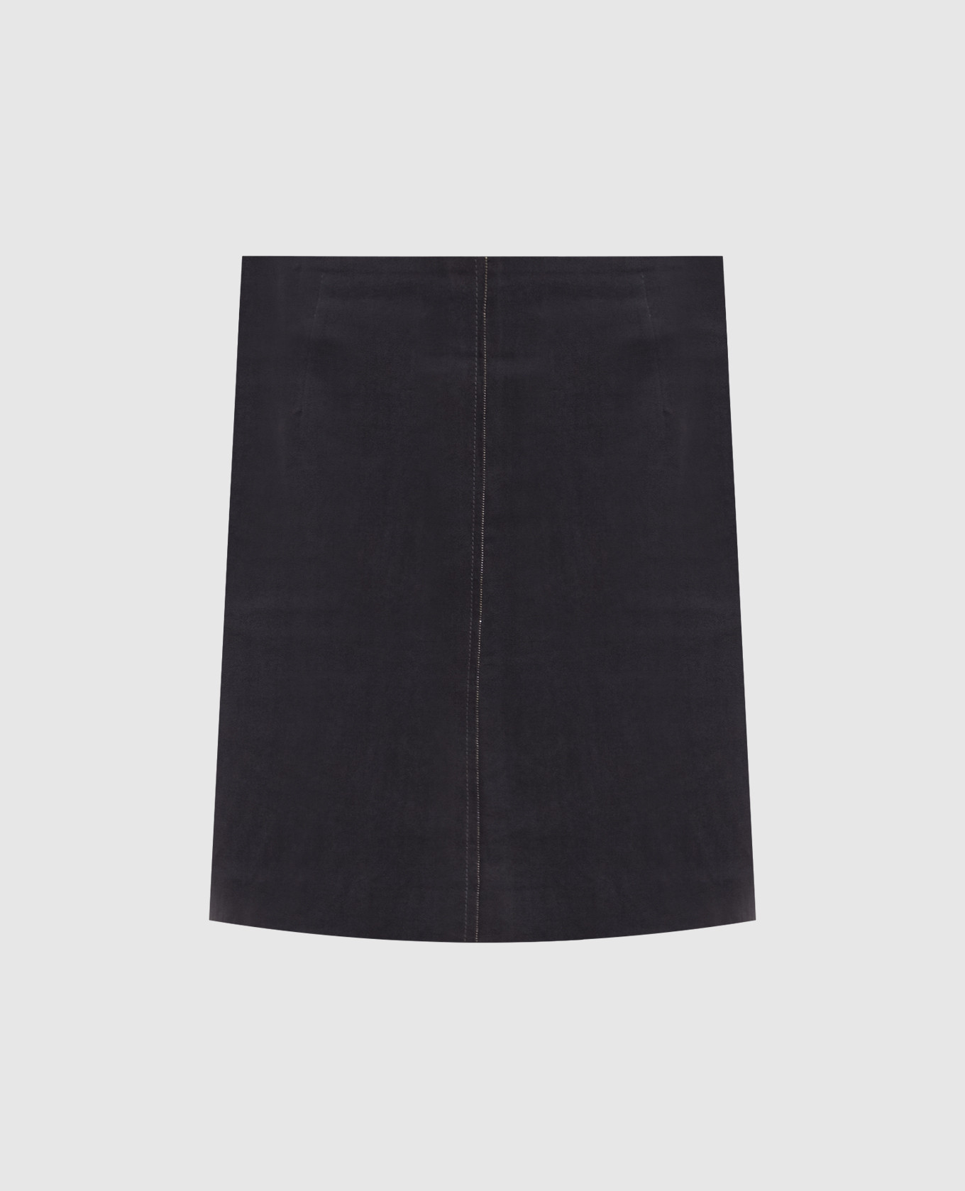 

Gray mini skirt with linen Brunello Cucinelli, Grey
