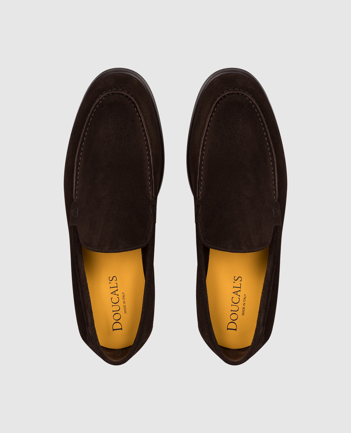

Brown suede loafers Doucal's
