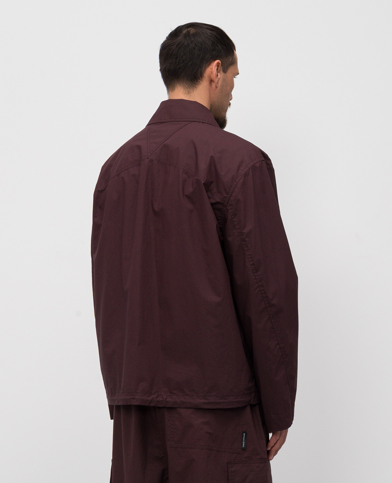 Purple jacket with logo Bottega Veneta 4