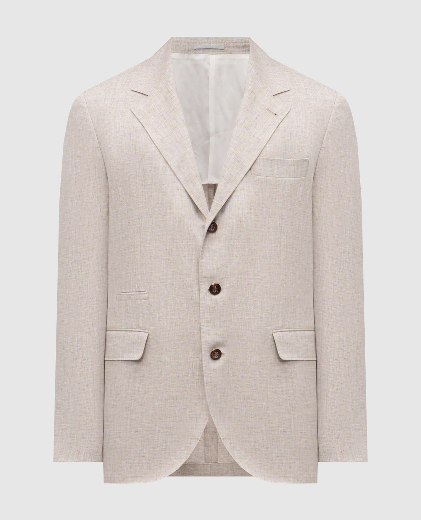 

Beige linen jacket Brunello Cucinelli
