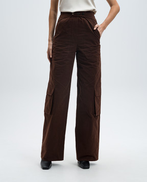 The Andamane Sarah brown cargo pants T160423ATNC171