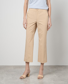 Twinset Beige pants with metallic logo 241TT2072