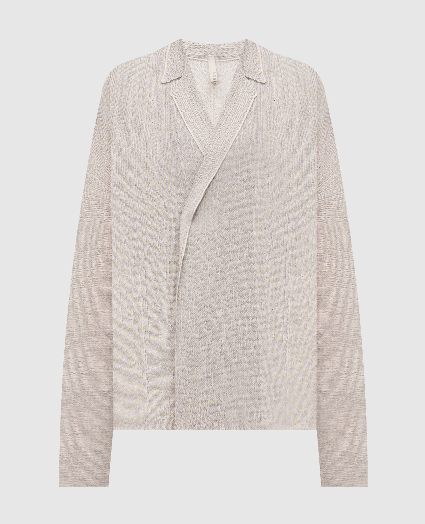 

Beige jacket with linen and silk BOBOUTIC