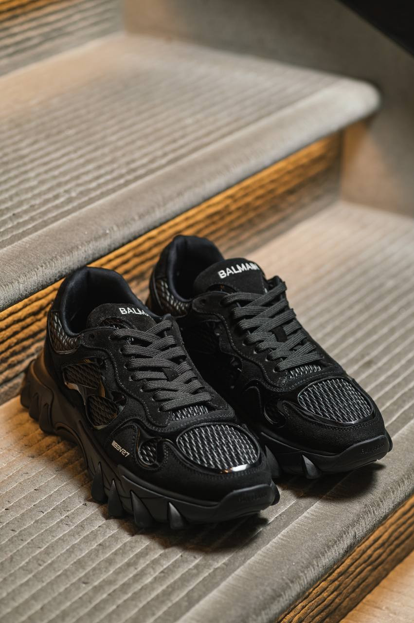

Black B-East combination sneakers Balmain