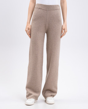 Peserico Beige wool pants with lurex S94108F07Y09160