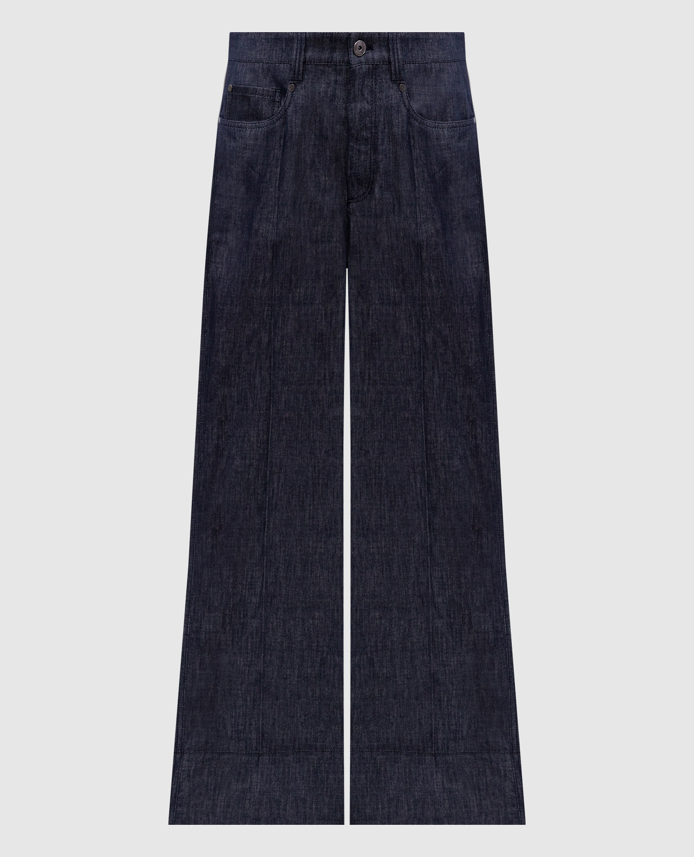 

Blue jeans with logo patch Brunello Cucinelli