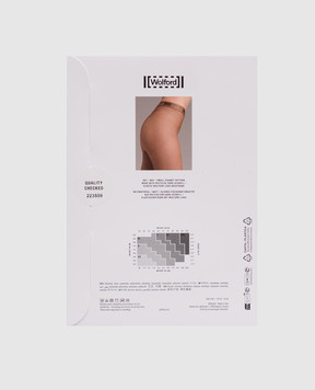 Wolford Beige Twenties Econyl fishnet tights 19393