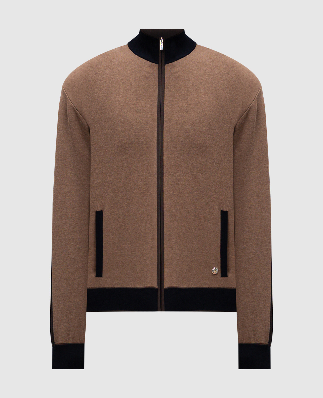 

Brown sports jacket with wool Bertolo Cashmere