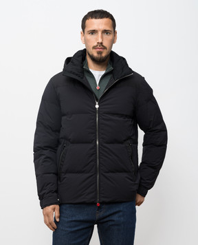 Kiton Blue down jacket UW2224V0440H