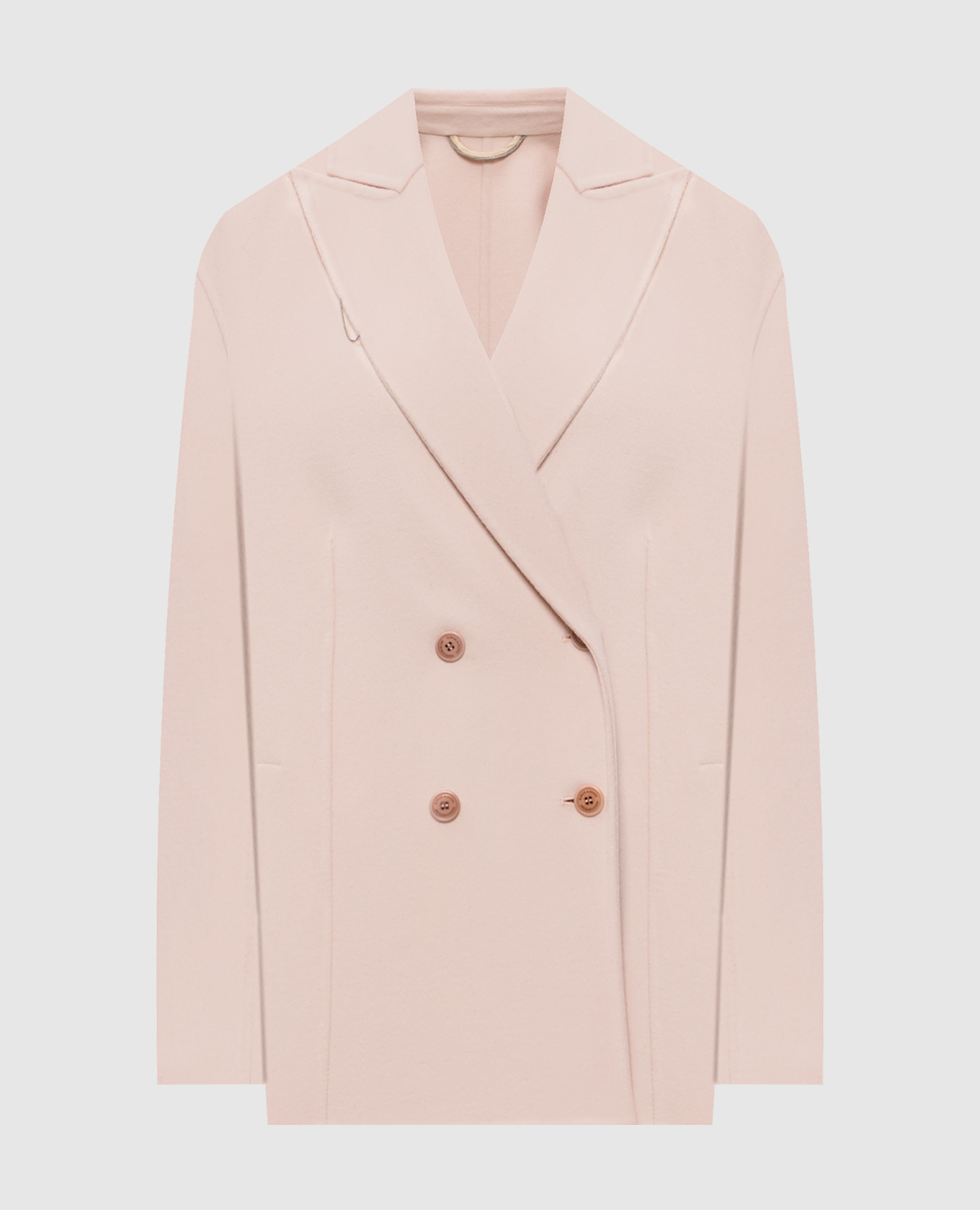 

Pink double-breasted wool jacket Ermanno Scervino