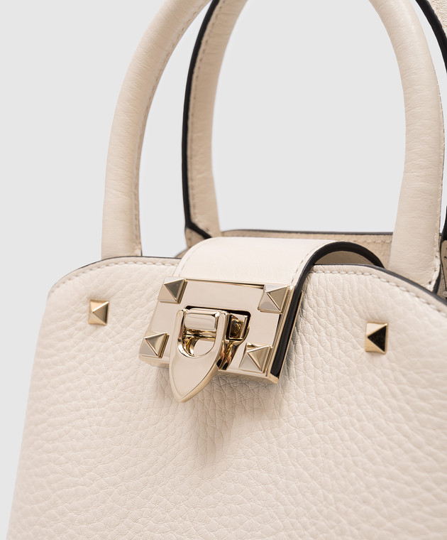 Valentino - Beige leather bag ROCKSTUD 5W0B0Q69VSF - shop