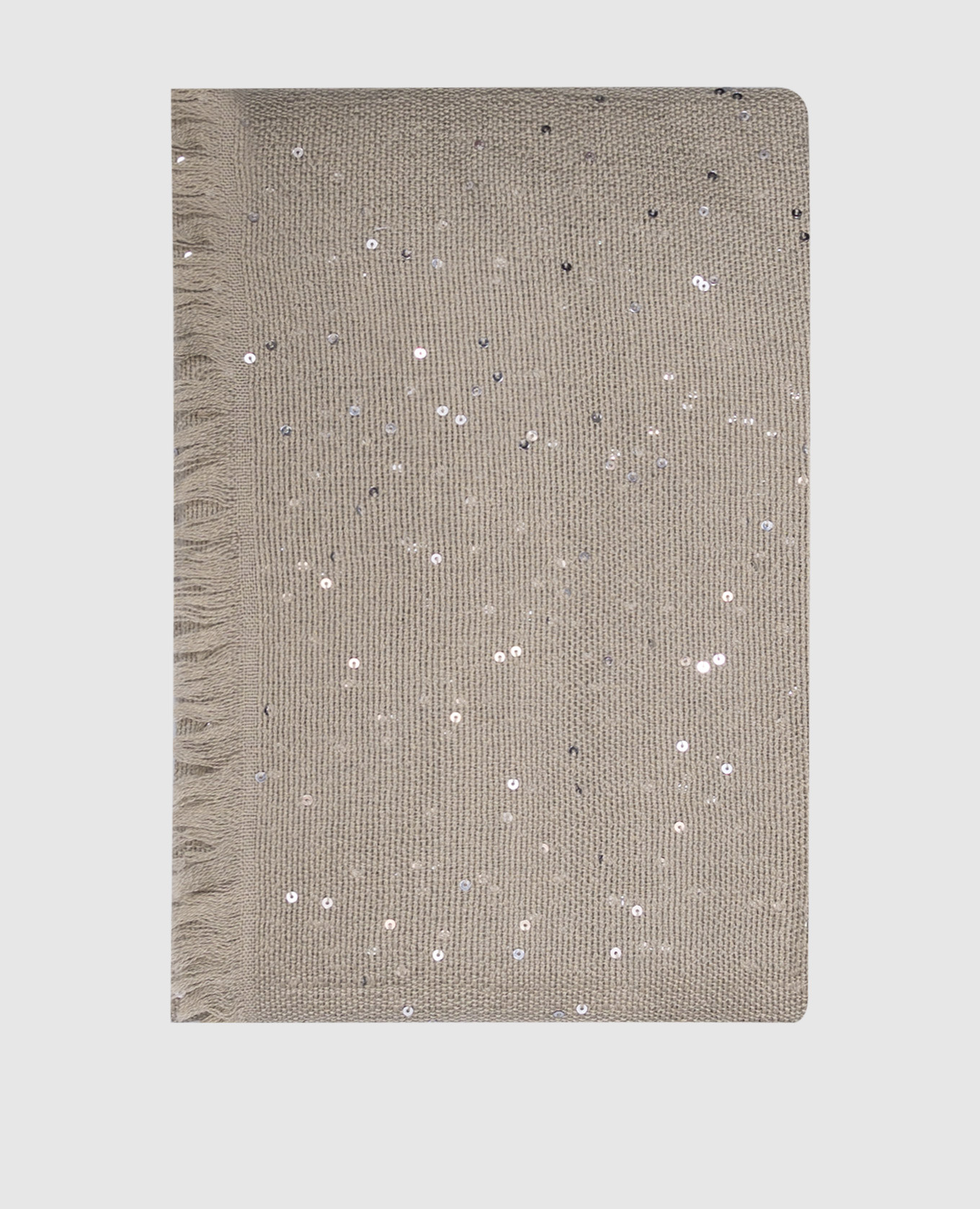 

Green cashmere and silk stole with sequins Brunello Cucinelli