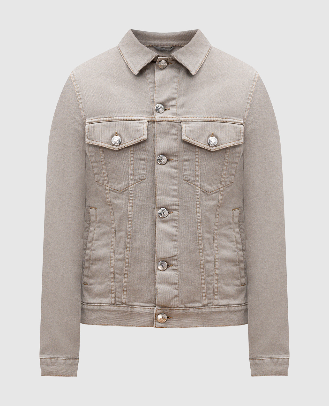 

Gray denim jacket Brunello Cucinelli, Grey
