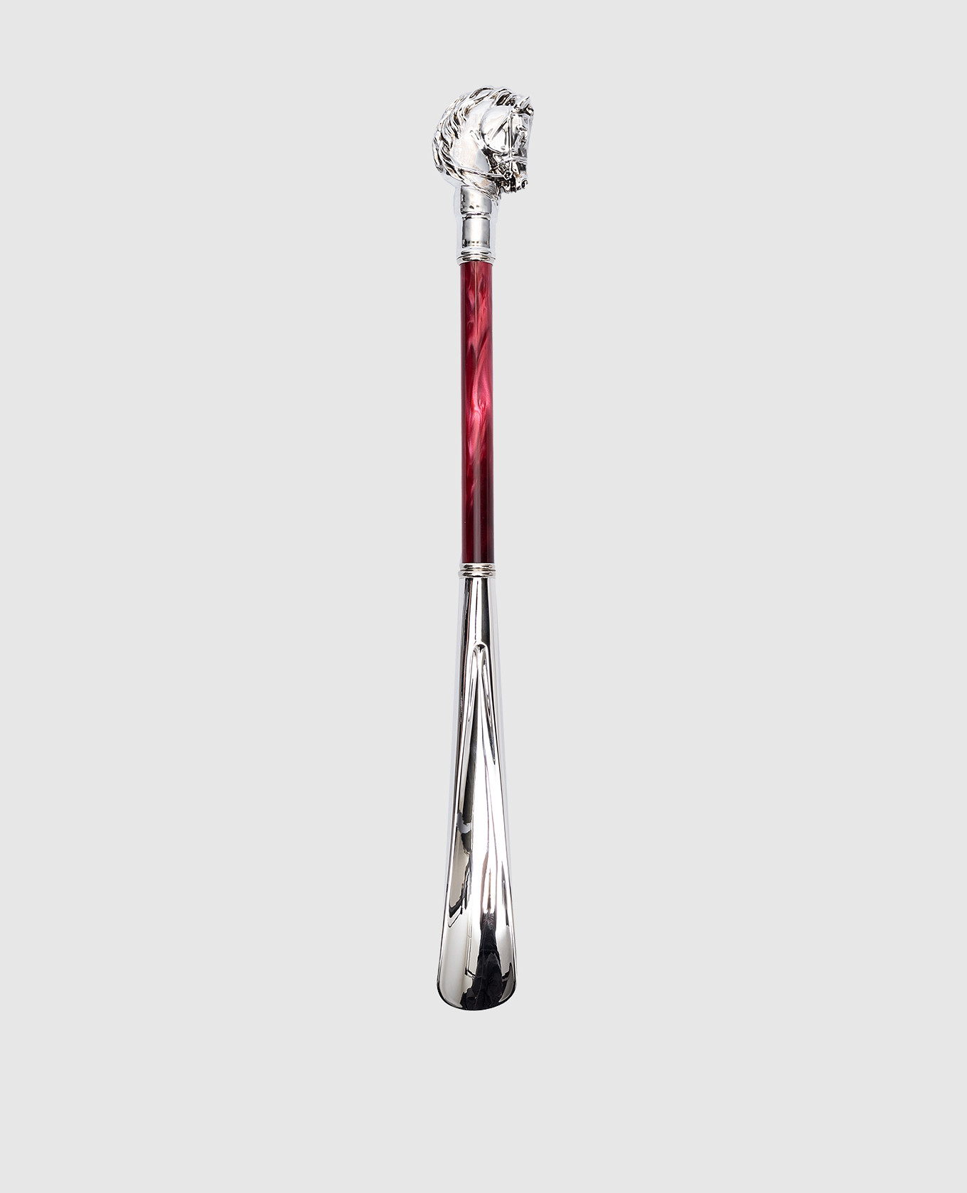 

Black shoe horn with engraved patterns Pasotti, Burgundy