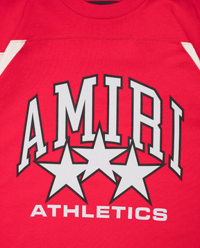 AMIRI Children's red t-shirt AMIRI STAR AKJYTE1021