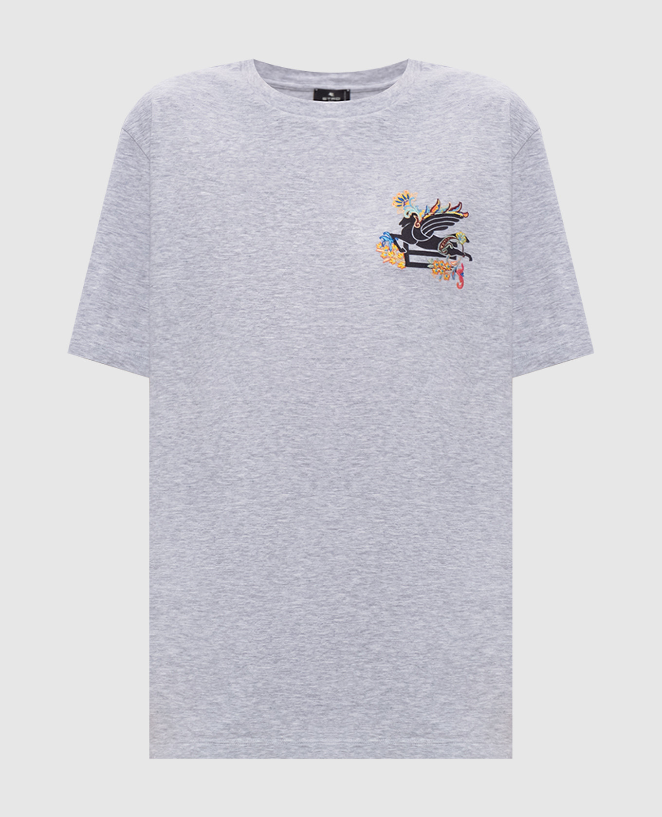 Pegaso grey melange t-shirt Etro