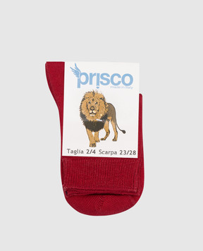RiminiVeste Children's red socks Cuba CUBA