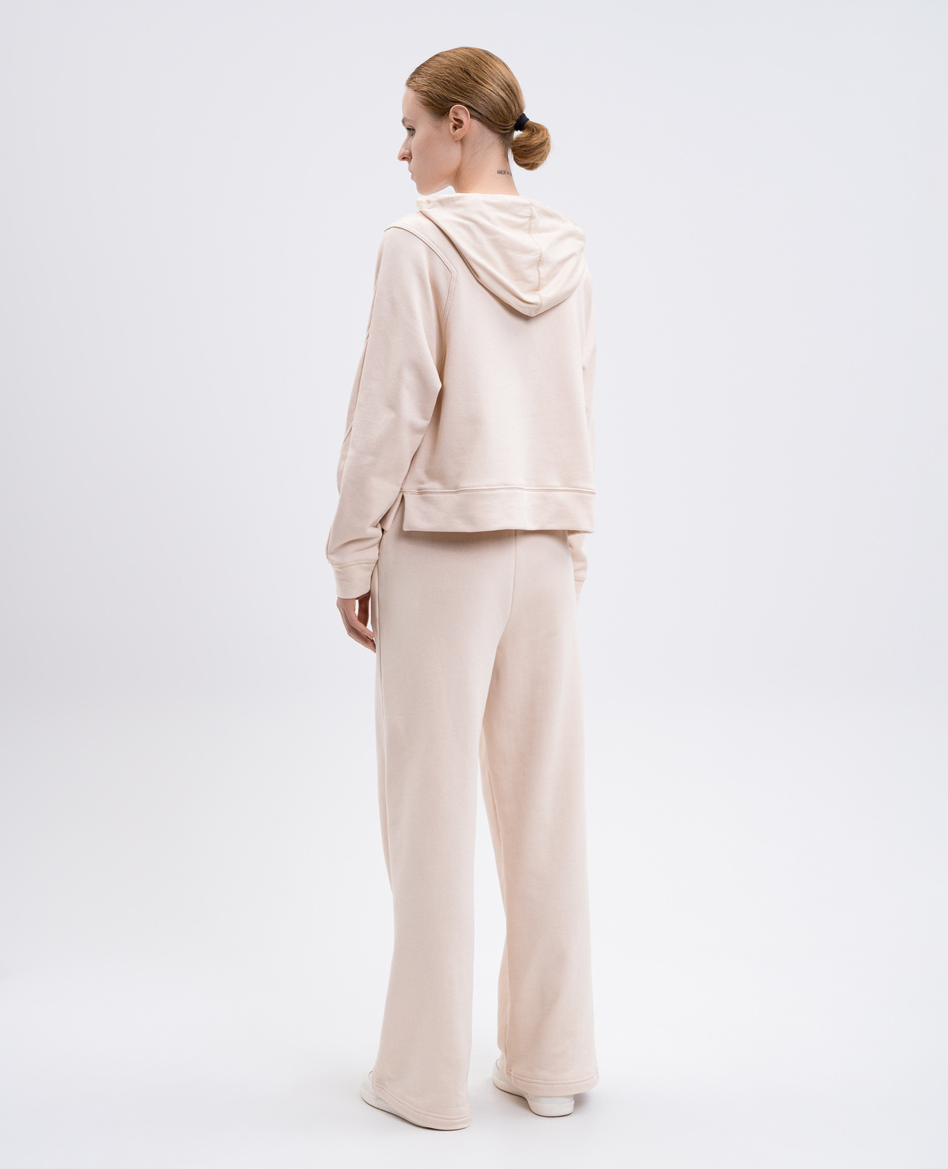 

Beige tracksuit with logo Twinset