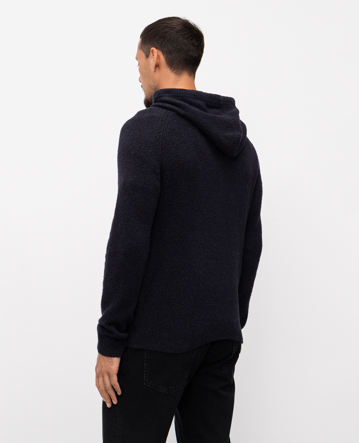 

Blue hoodie with logo patch Woolrich