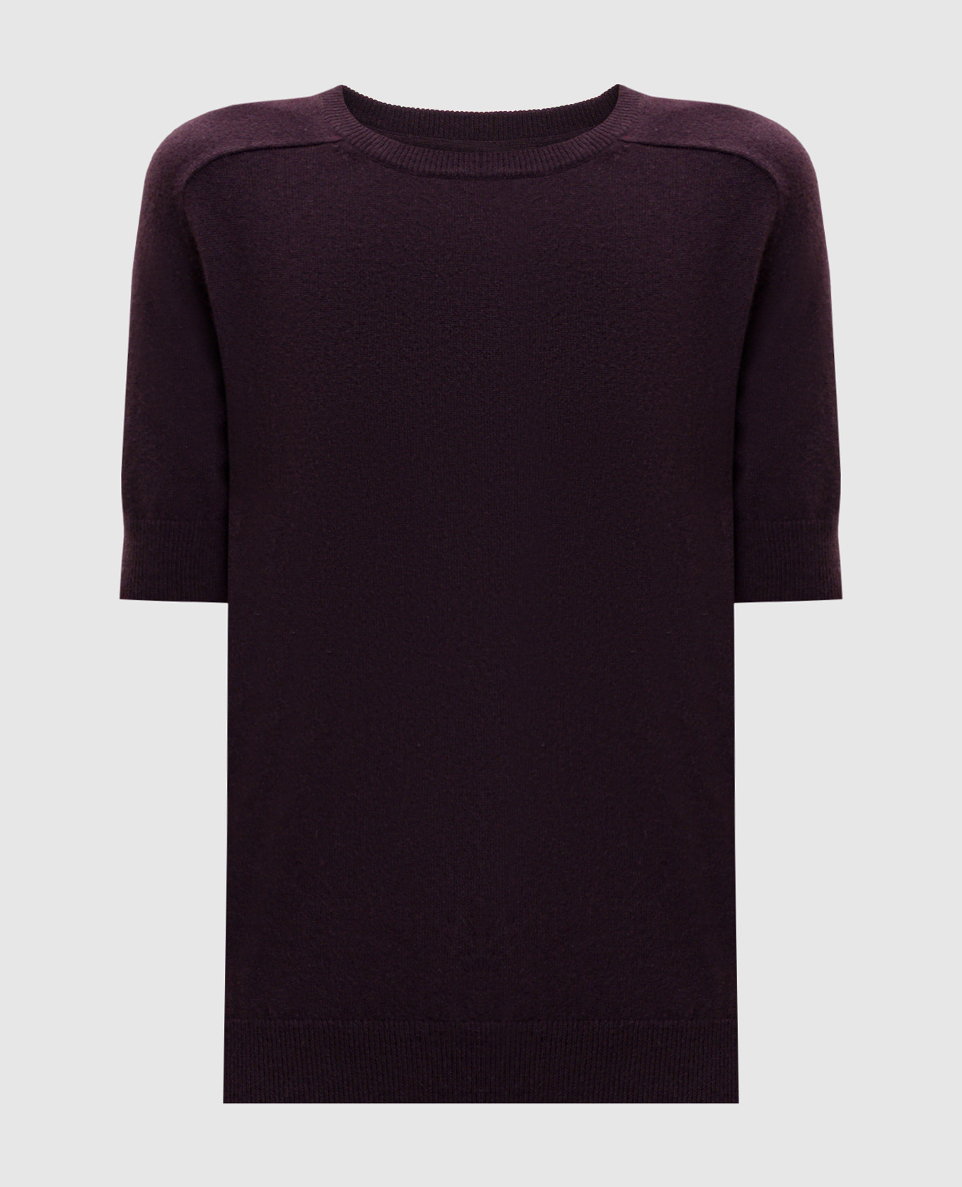 Kenza burgundy cashmere top LISA YANG