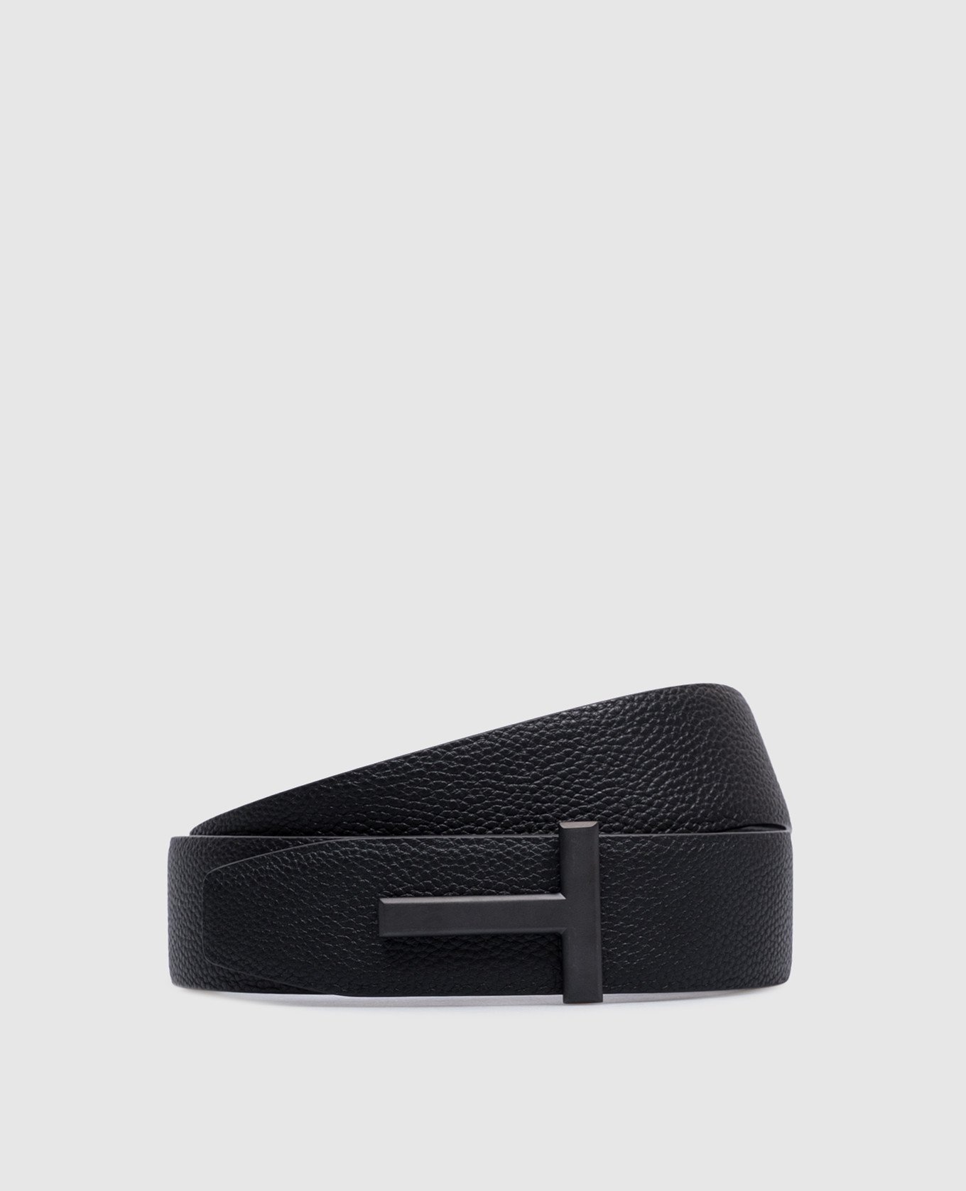 

Black leather belt T ICON Tom Ford