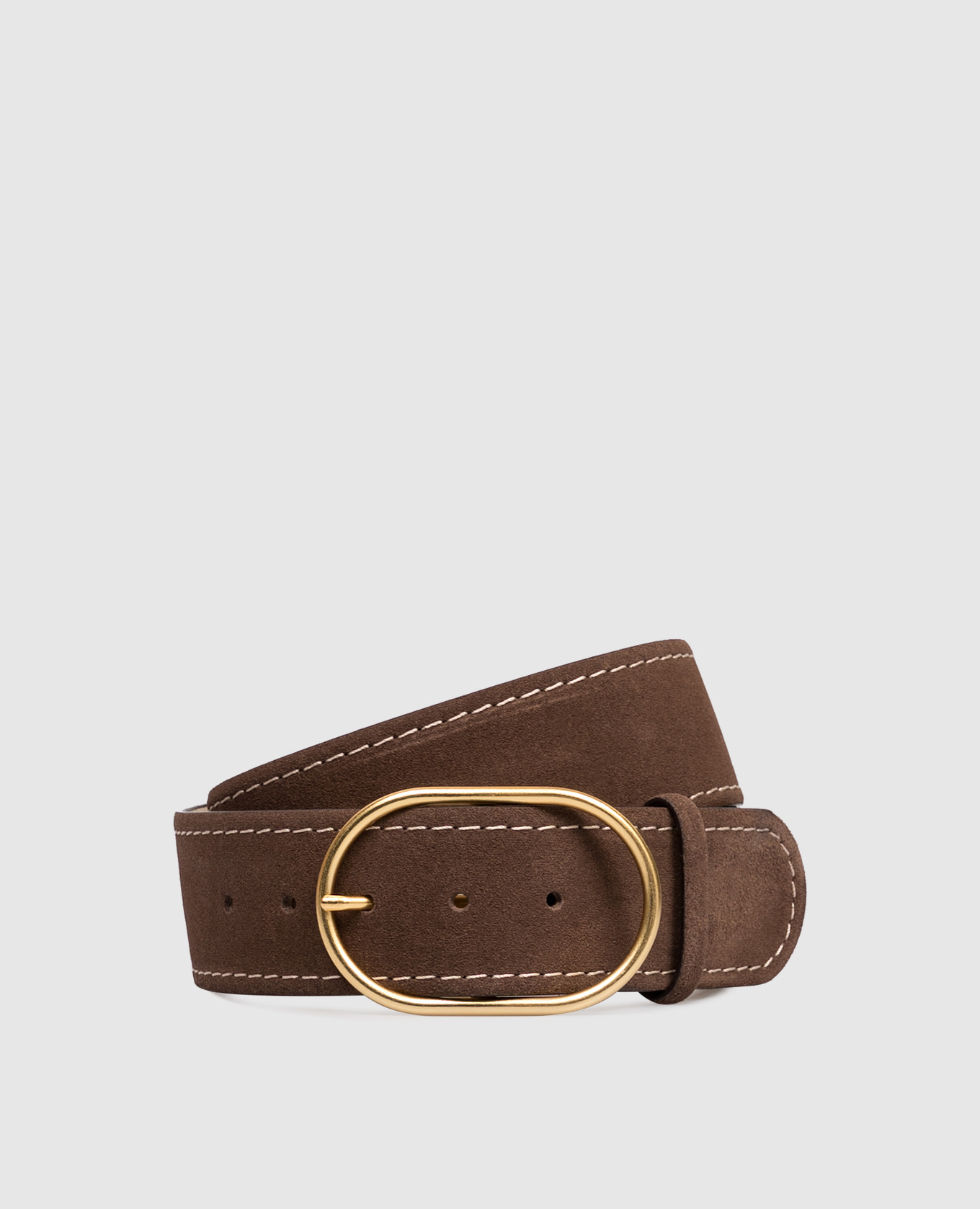 

Brown suede belt Gianni Chiarini