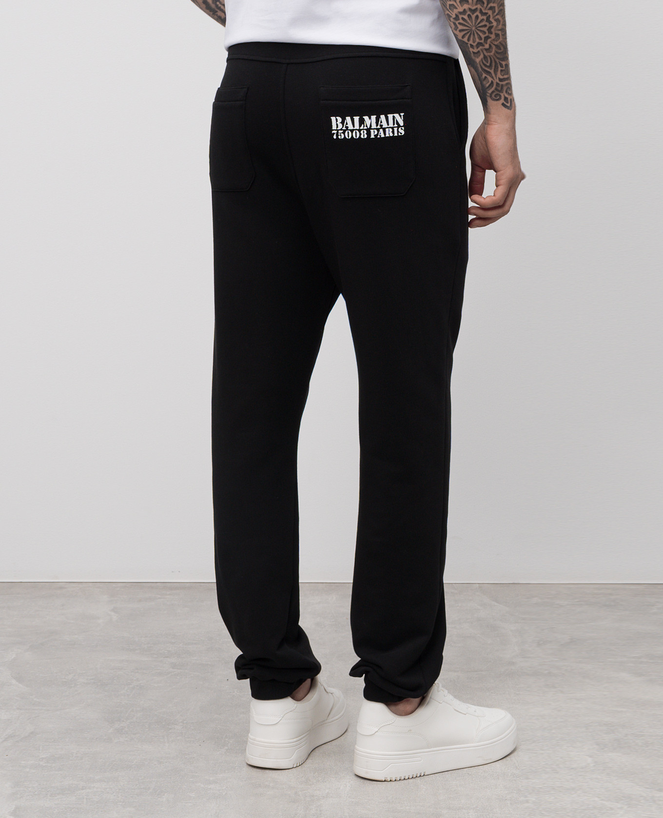 

Black joggers with logo print Balmain