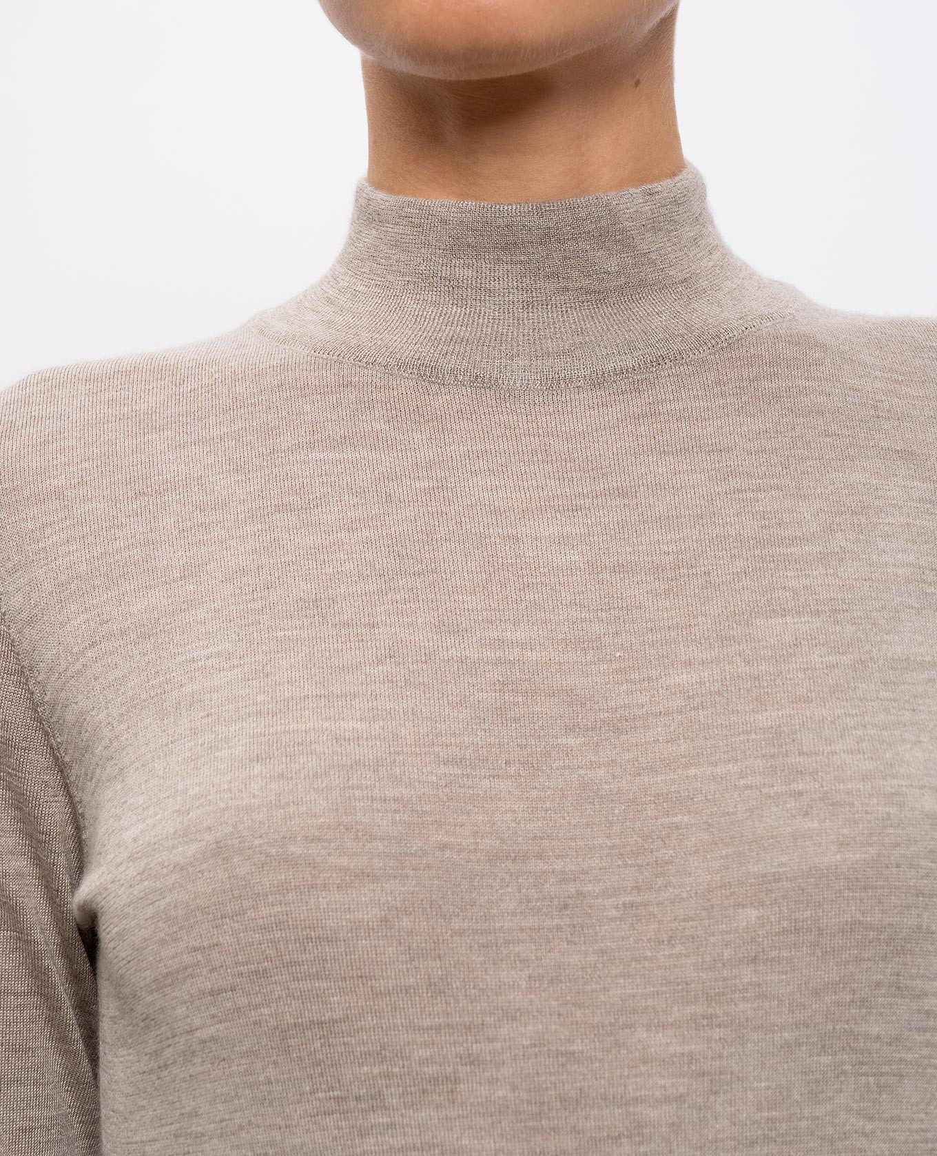 

Beige cashmere and silk top Brunello Cucinelli