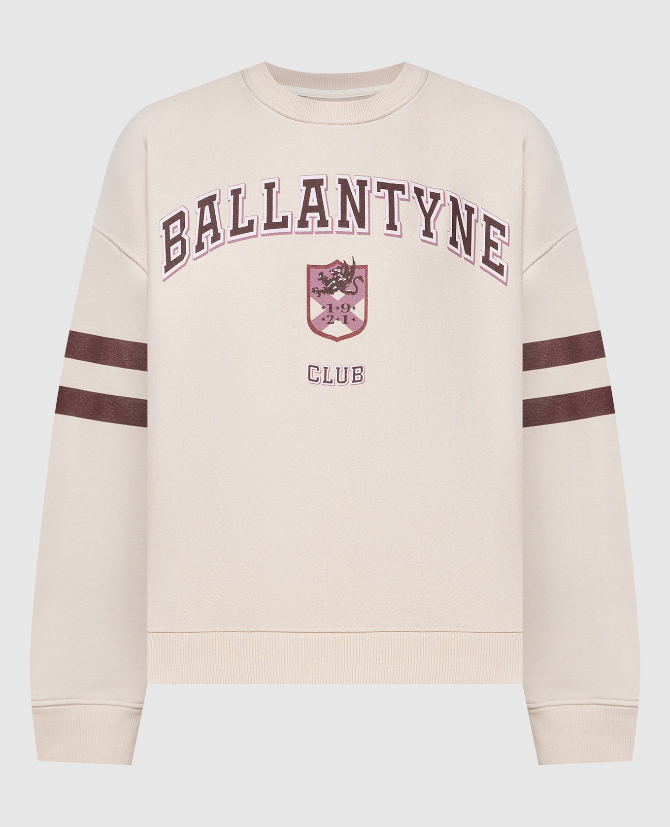 

CLUB HERITAGE beige sweatshirt with logo Ballantyne