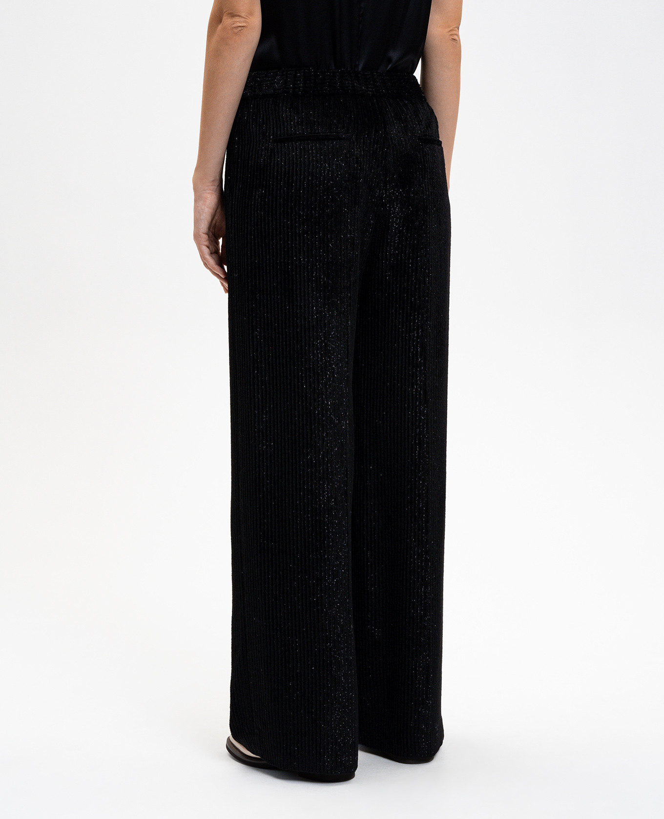 Black corduroy pants Peserico 4