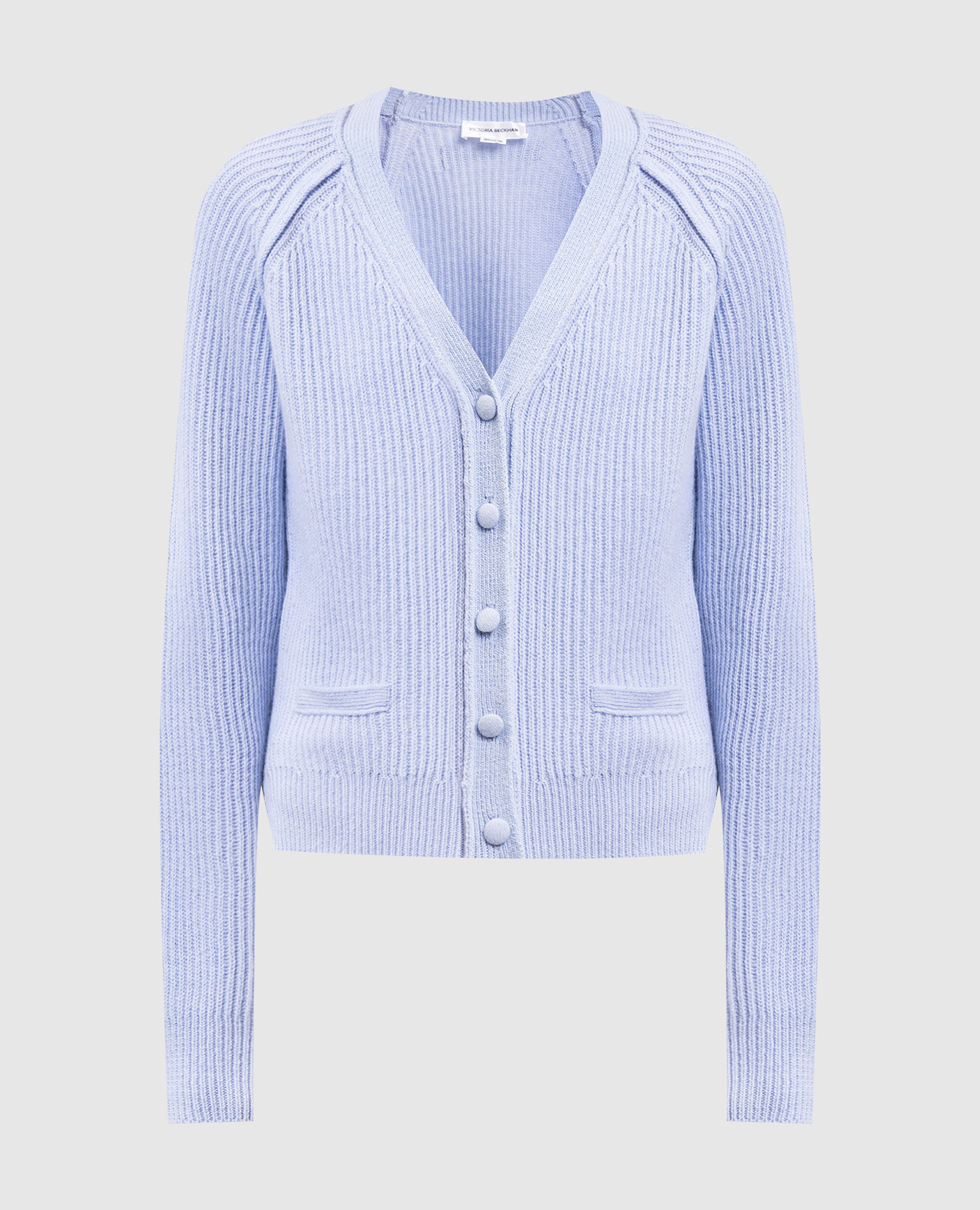 

Blue wool and cashmere cardigan Victoria Beckham, Light blue
