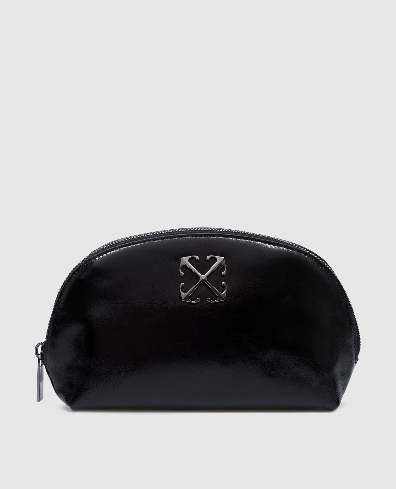

Arcade Beauty black leather cosmetic bag Off-White