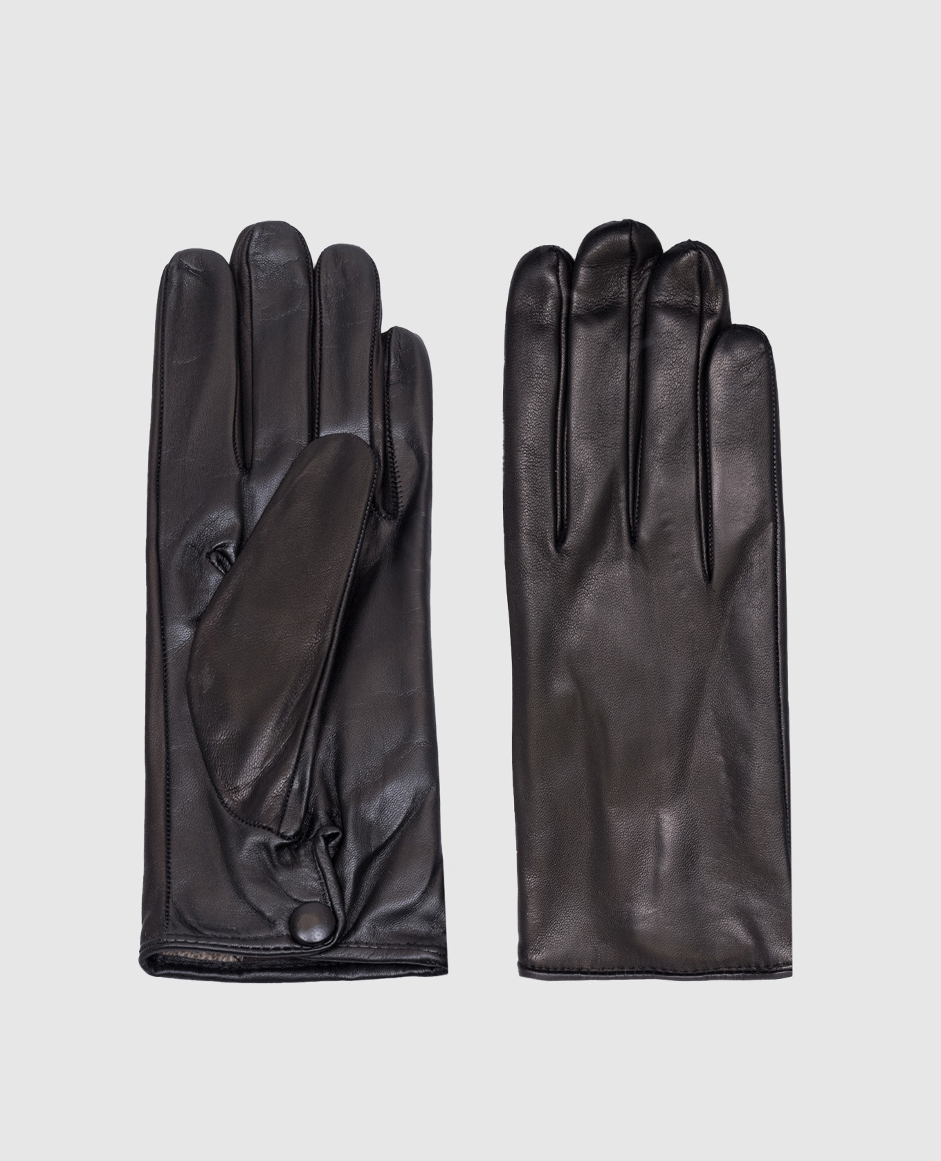 

Black leather gloves Sermoneta Gloves