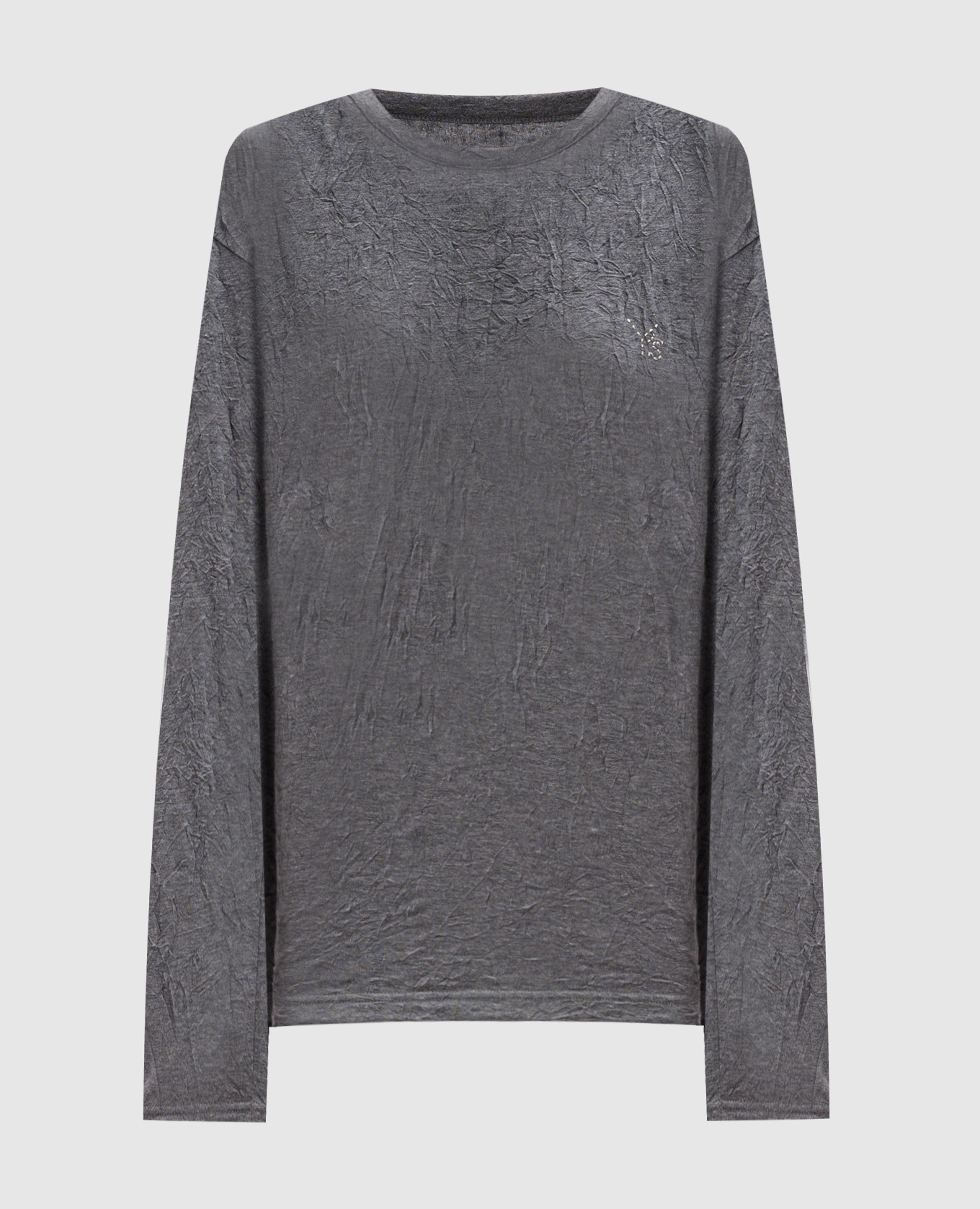 

Gray longsleeve with embroidery Y`S Yamamoto, Grey