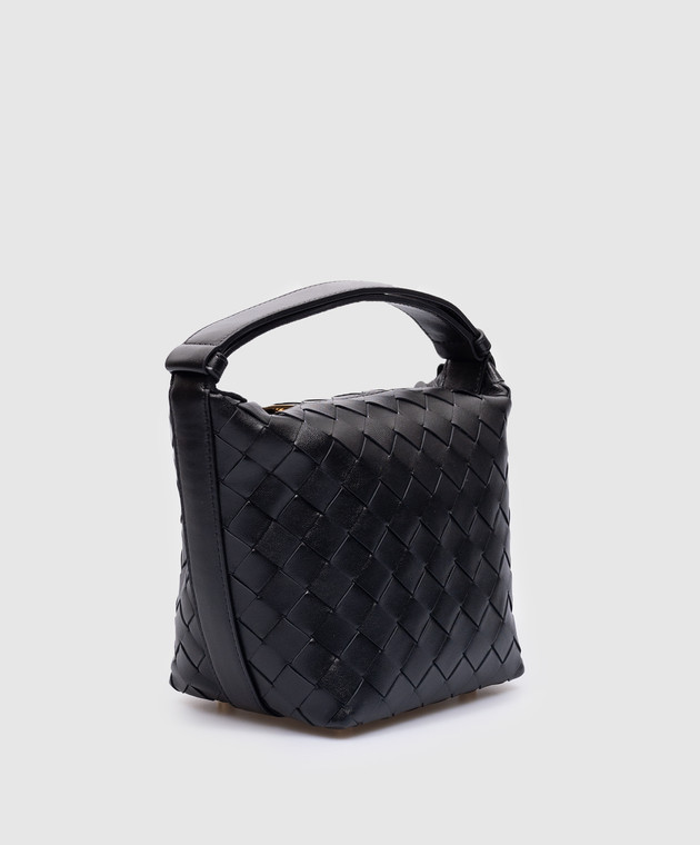 BOTTEGA VENETA ブラックレザーバッグ BOTTEGA VENETA 未使用品 ボッテガ ヴェネタ クラシック