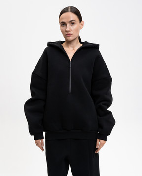 Fear of God Black insulated zip hoodie with logo FG25FW12123FLC