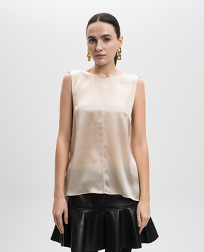 Tom Ford Beige silk top TS2093FAX1191