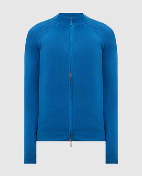MooRER Blue cardigan DEAN DEANCSP