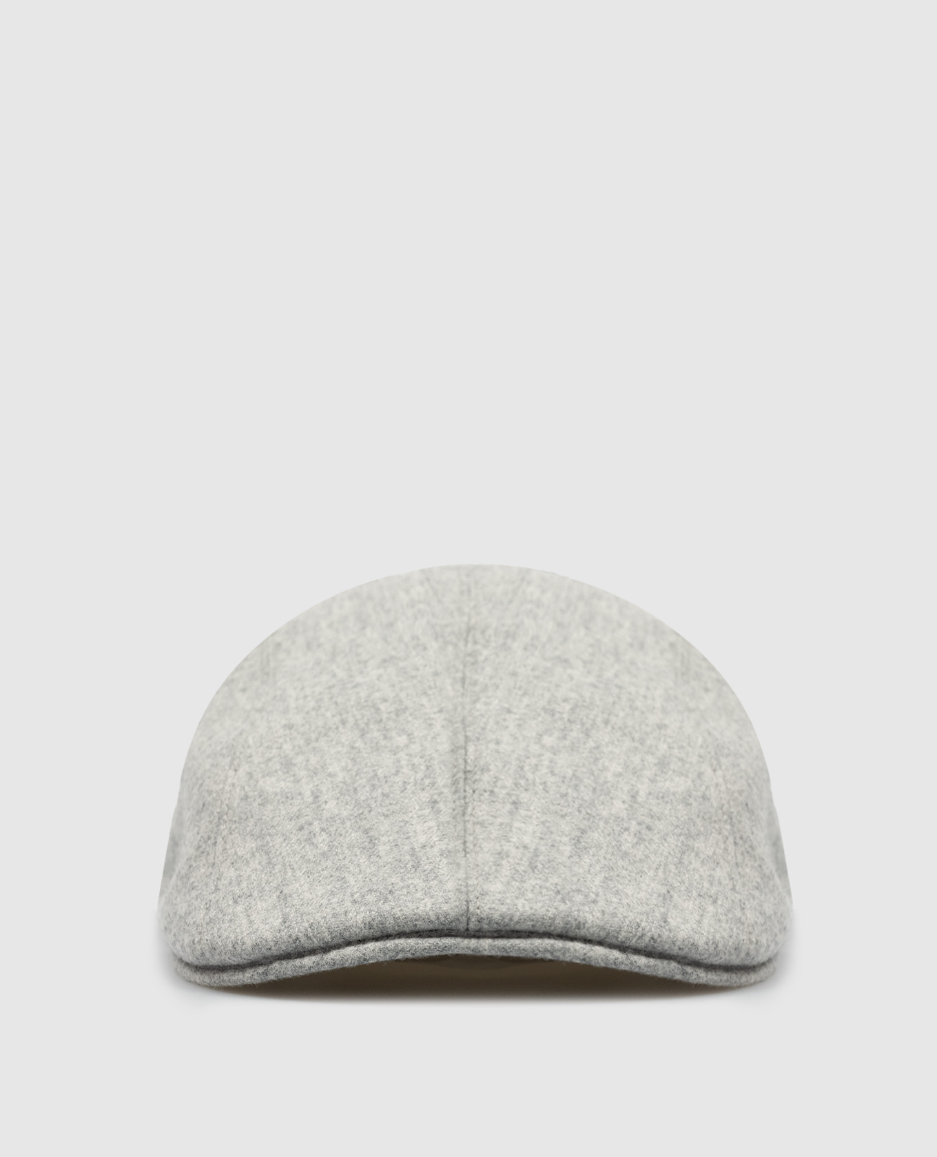 Brunello Cucinelli Gray melange cap made of wool