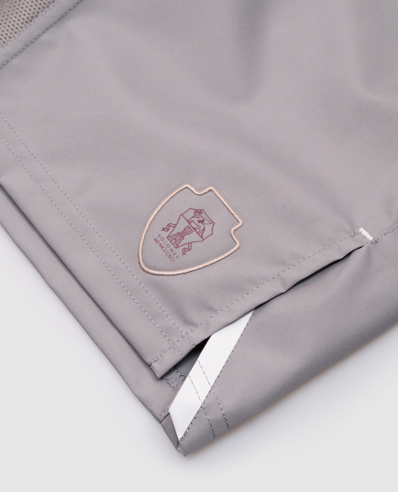 

Children's gray shorts with logo Brunello Cucinelli, Grey