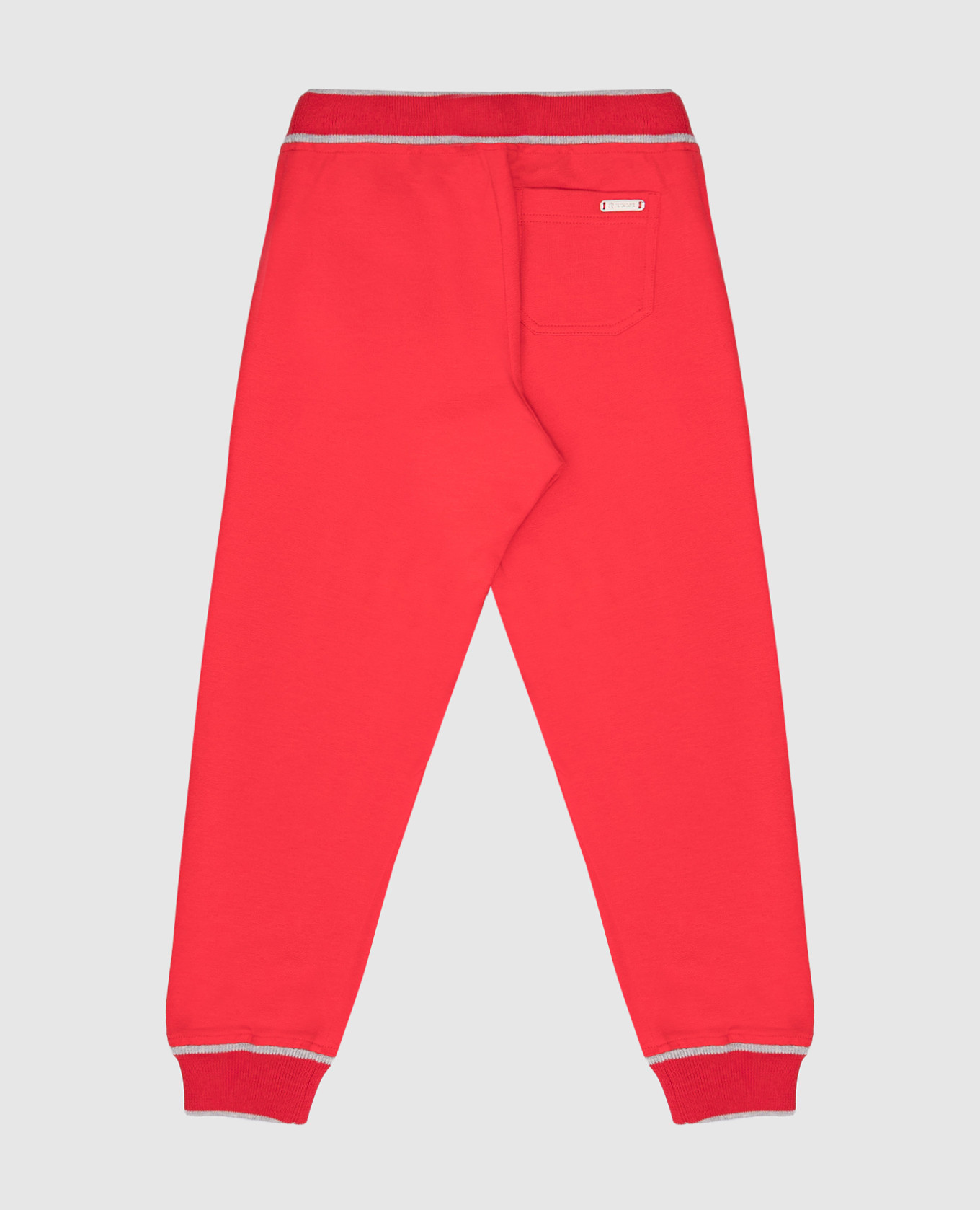 Children's red joggers with logo engraving Stefano Ricci 2