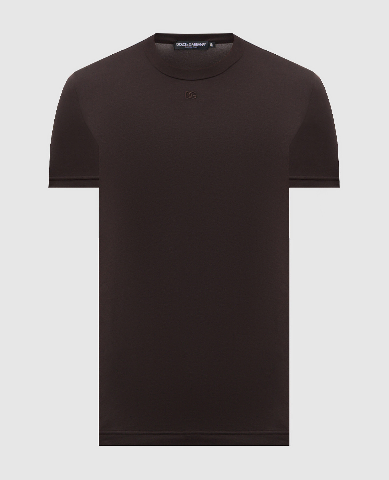 Brown T-shirt with logo Dolce&Gabbana