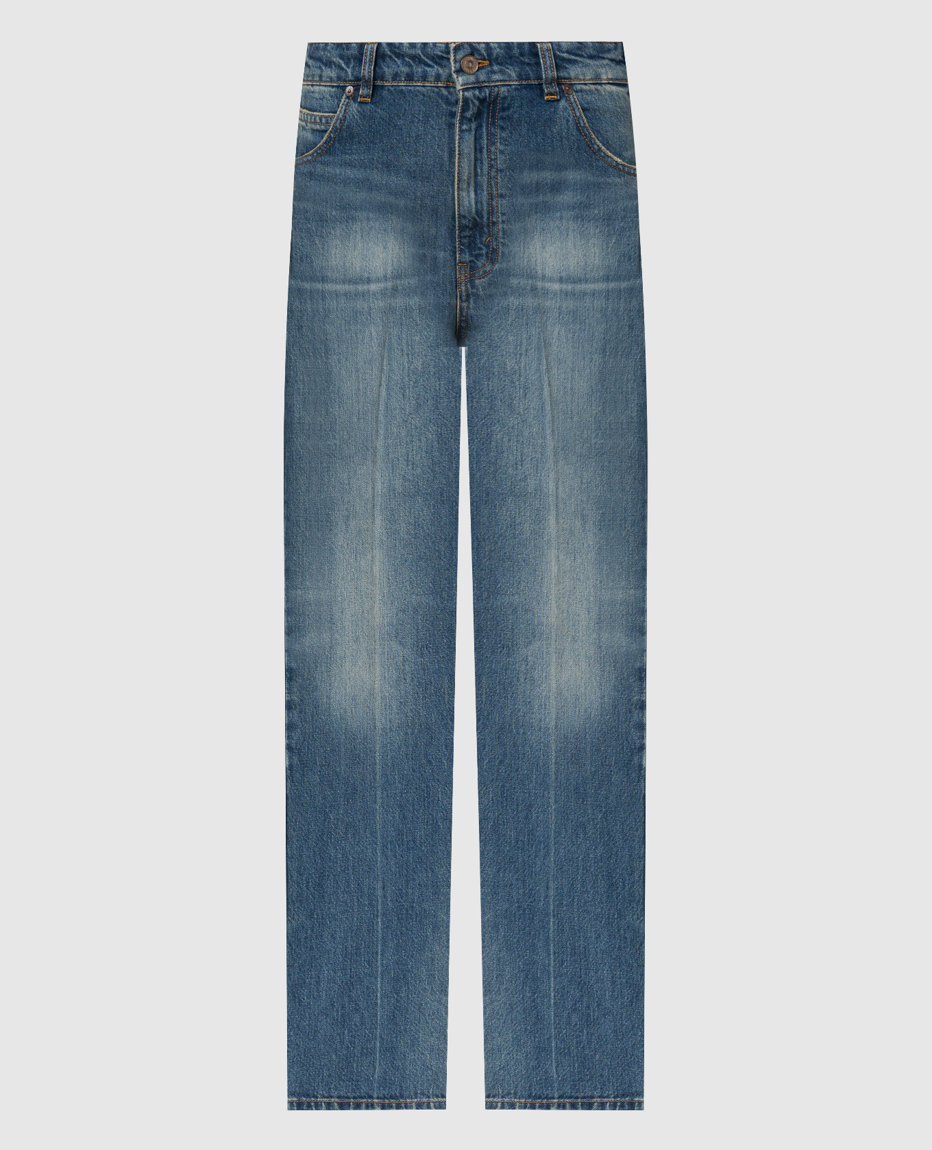 

Blue jeans with a distressed effect Victoria Beckham