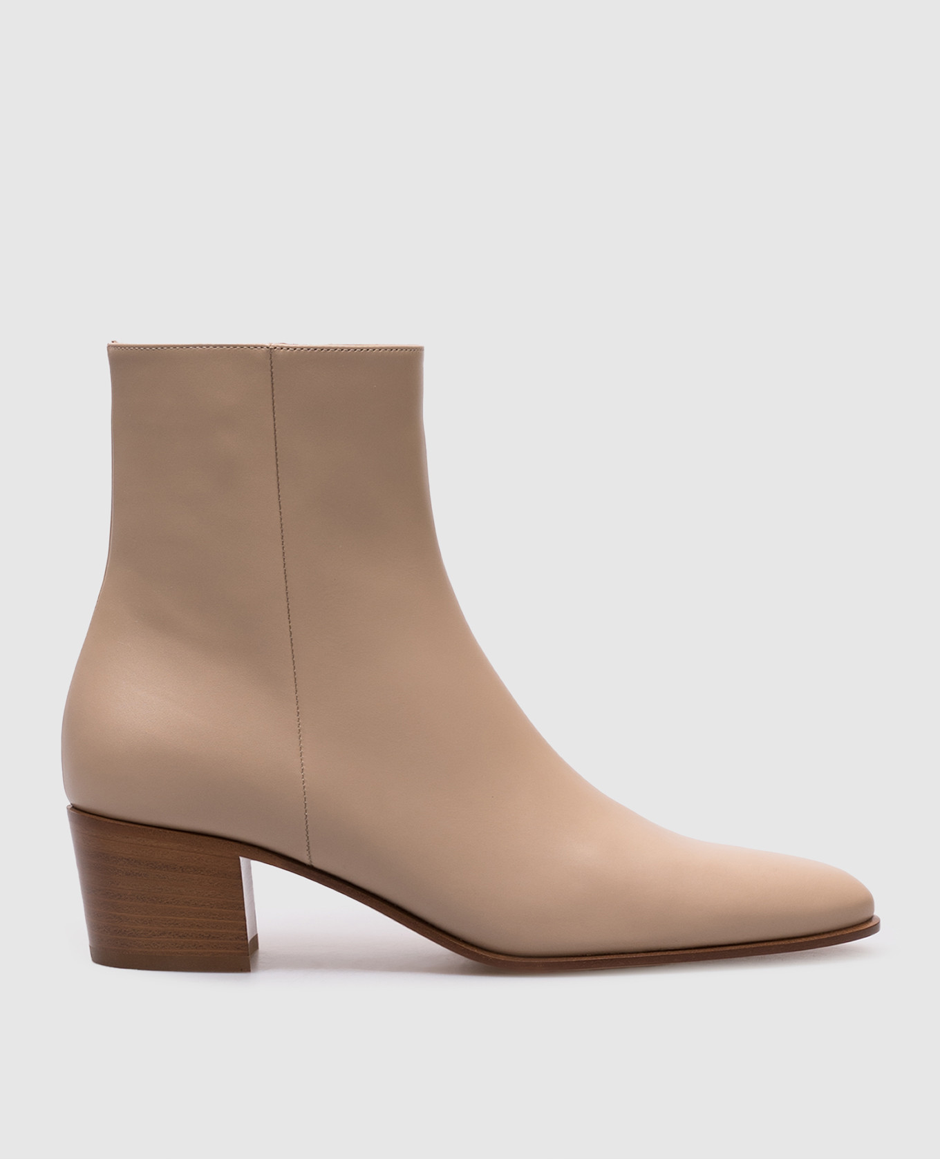 

Beige leather Spencer boots Gianvito Rossi