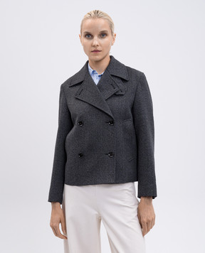 PROENZA SCHOULER Nola grey double-breasted jacket with wool in a jacket style R2532001AY207