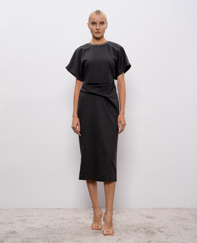 Brunello Cucinelli Gray wool dress MP912AFT31