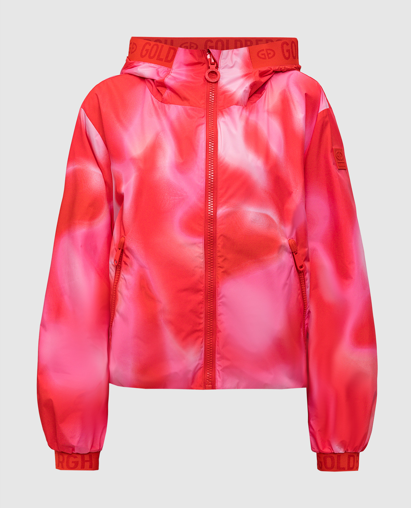 

Red sports jacket with logo Goldbergh