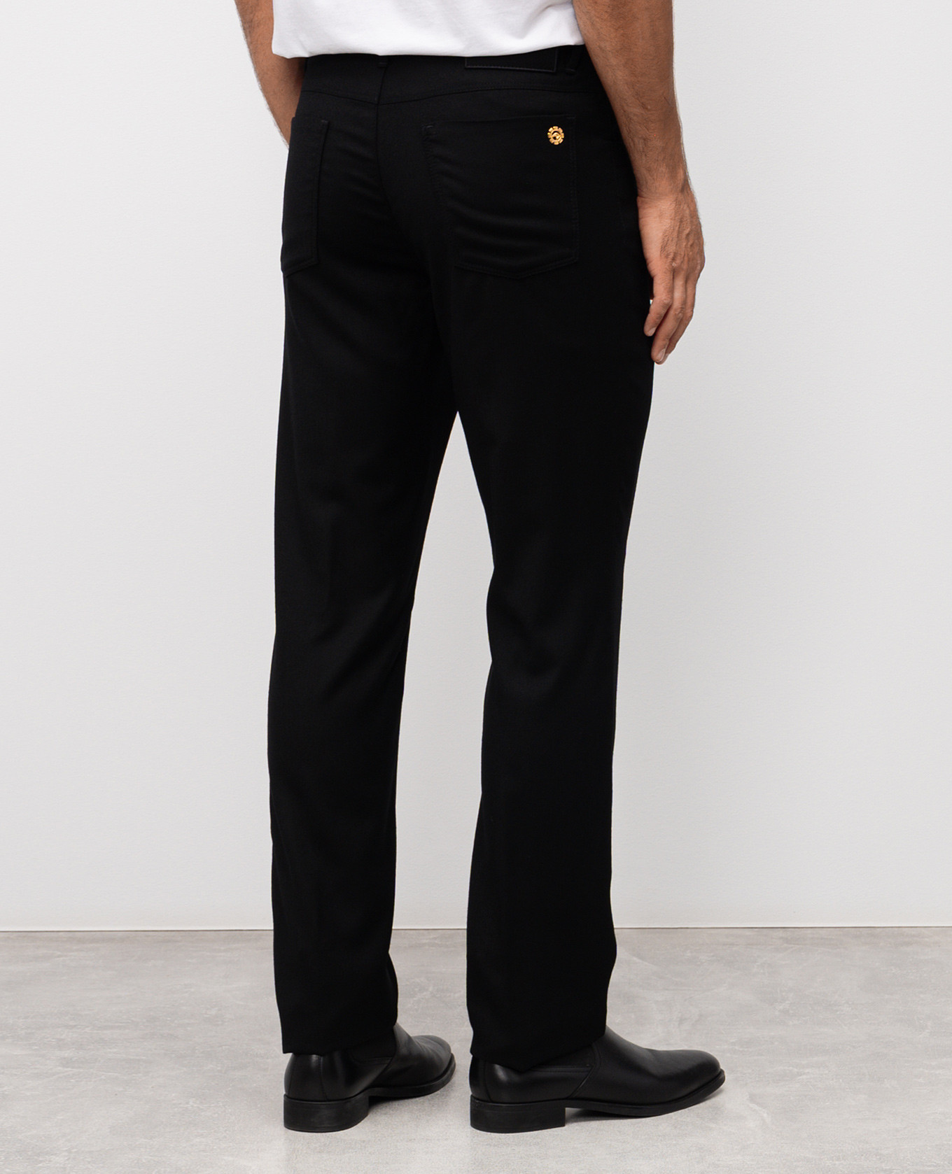 

Black wool pants Stefano Ricci