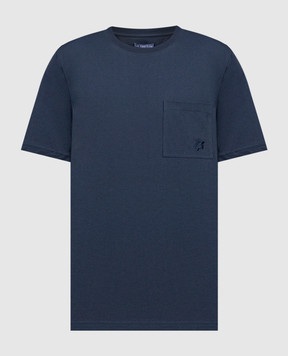 Vilebrequin Blue t-shirt with logo TTNU0P00